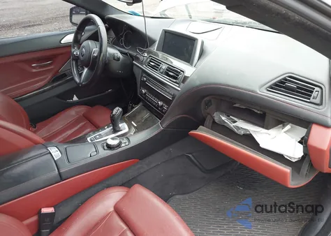 2015 BMW 650I Gran Coupe xDrive из США, поврежденный, VIN WBA6B4C58FD761814